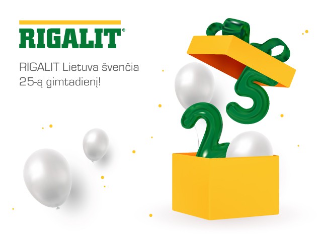 RIGALIT Lietuva 25th birthday products