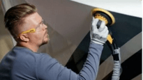 Sanding and polishing gelcoat surfaces on yachts and boats